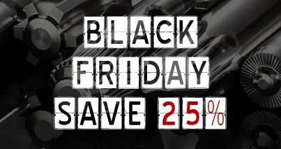 Black Friday 25% Savings on Tooling