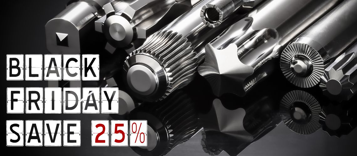 Black Friday 25% Savings on Tooling